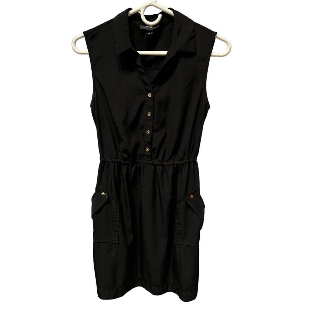Alfani Dress petite sleeveless Mini Black 6P